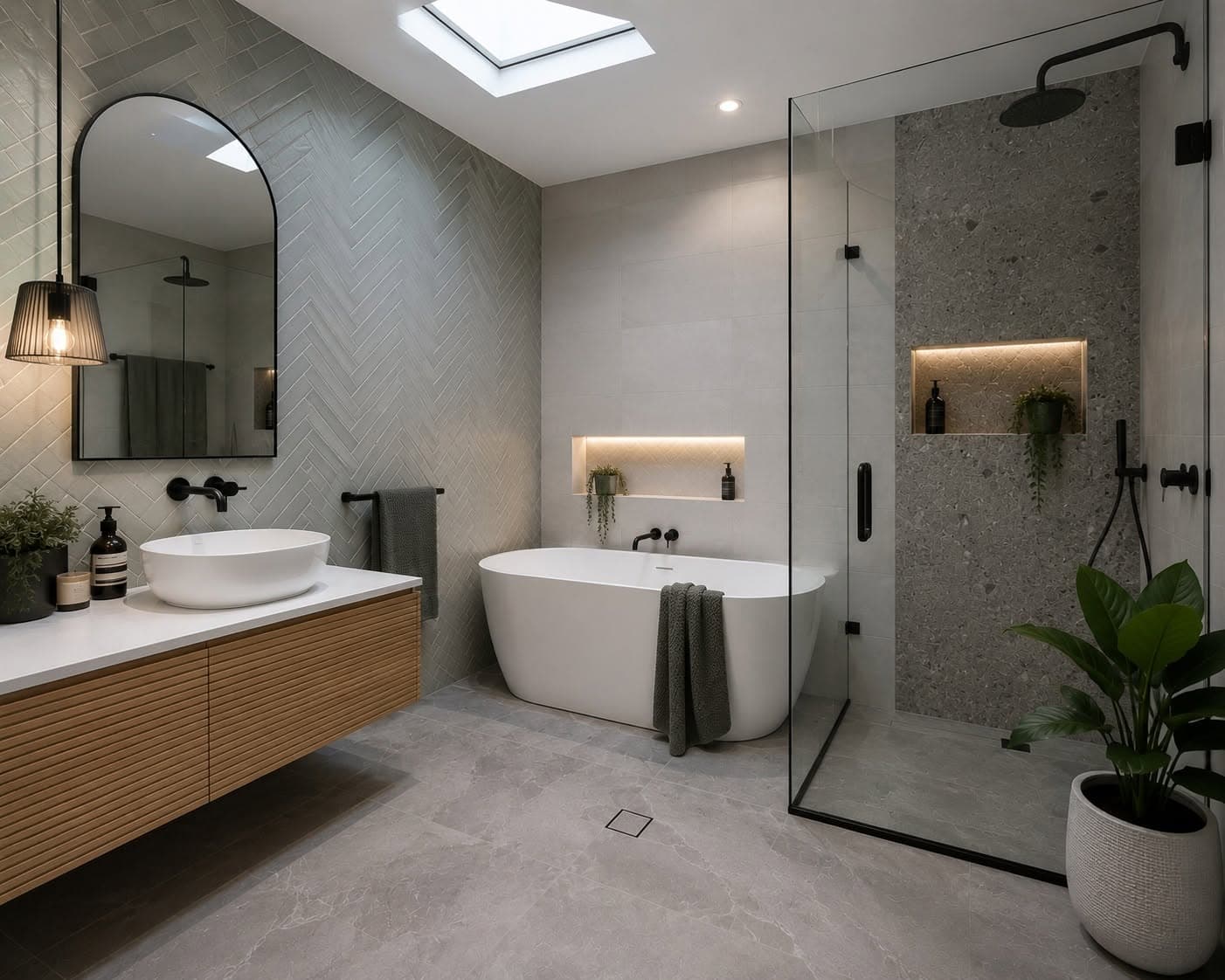Contemporary bathroom design